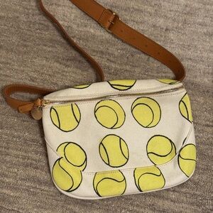 Clare V. Tennis Print Crossbody Bag